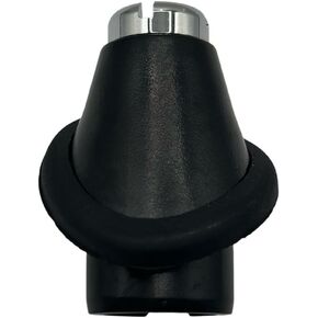 Rubber Manual Antenna Nut Top Cap for Toyota Tacoma 1995-2003 Oval Shape Heat Resistant Replacement 86396-04010/8639604010 Black