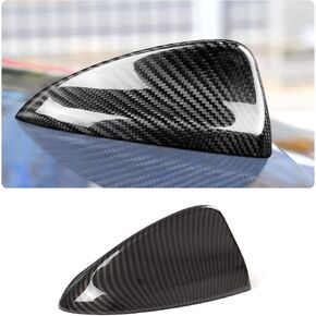 TOYCIDFG Car Roof Shark Fin Antenna Cover Cap Trim Fit for Alfa Romeo Giulia Stelvio, Carbon Fiber Pattern Car Decoration Accessories