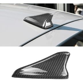 Compatible with Antenna Cover Shark Fin Trim Hood Real Carbon Fiber Automotive Roof Aerials for Kia Stinger 2018 2019 2020 2021 2022 2023 (Black)