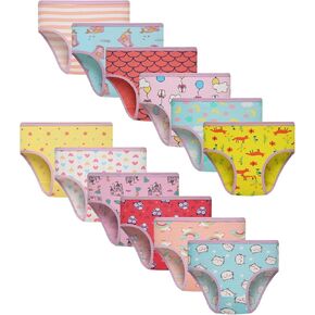 Girls Underwear Kids Soft Briefs Toddlers Comfortable Panites Multiple Pack Of 12