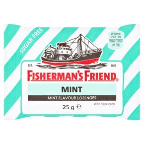 Fisherman's Friend Sugar Free Mint Flavour Lozenges 25G (Pack of 24)