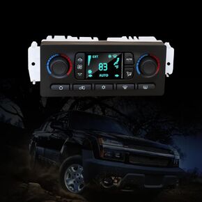 Heater A/C Climate Control Module Panel Switch 10367041 Compatible with Chevy Silverado Suburban Tahoe Trailblazer Avalanche GMC Sierra Yukon Envoy Cadillac Escalade Rainier Hummer Bravada