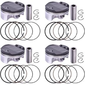 76mm Piston Ring Kit for Honda CBR1000RR CBR 1000 RR FIRE/BLADE ABS 2008 2009 2010 2011 2012 2013 2014 2015 2016, 13101-MFL-010 13031-MFL-010