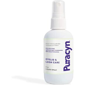Eyelid and Lash Care - Natural, Medical-Grade Spray for Effective Relief from Styes, Blepharitis, and Irritation, 3 oz Bottle