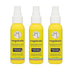 Megababe Squeaky Clean Spray Hand Sanitizer 2 oz - 3 Pack
