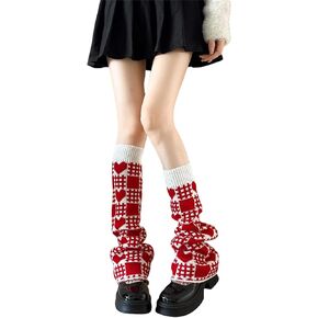 TOMETO STAR Y2k Harajuku Leg Warmers for Women Cute Japanese Goth Punk Halloween