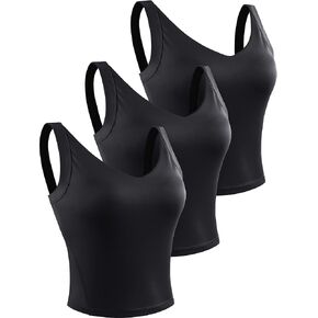 CADMUS V-Neck Sport Bra Padded Women's Workout Running Shirts Dry Fit Tank Top