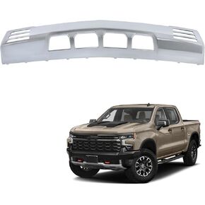 Chrome Plastic Front Bumper Lower Valance Skid Plate Replacement for Silverado 1500 2022-2023 84878992