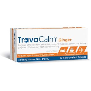 Travacalm Natural Tablets 10