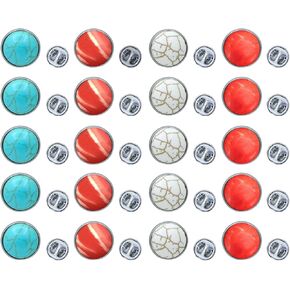 20pcs turquoise pin fun to apel backpack stack stack ack bag bag adult by boys required pins coll color turquoise brooch aper pin for women men clothing almothing jewelry jewelry escorties