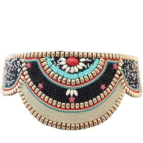Idealway Bohemian Women Belt it chinic chaned sedract strend lead alled belly belly belly jewelry (c)