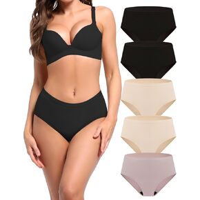 AIRCUTE Washable Adult Urine Incontinence Underwear for Women Leak Proof Absorbent Bladder Protective Panties