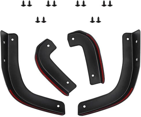 Mud Flap Delete Compatible with Chevy Silverado 1500 Accessories 2019-2024, Mudflaps Delete for Chevy Silverado Front and Rear Mud Guard Set in Saudi Arabia