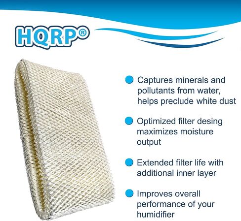 HQRP Filter Compatible with Sunbeam Humidifier SCM3501, SCM3502, SCM3657, SCM3656, SCM3609, SCM3609P, SCM3755, SCM3755C in Saudi Arabia