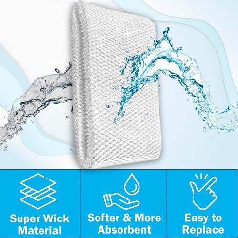 HQRP Filter Compatible with Sunbeam Humidifier SCM3501, SCM3502, SCM3657, SCM3656, SCM3609, SCM3609P, SCM3755, SCM3755C in Saudi Arabia