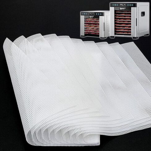 GUCUJI Pack of 6 Premium Non Stick Silicone Dehydrator Sheets for COSORI Magic Mill Ivation Chefman ChefWave 12x13 inch in Saudi Arabia
