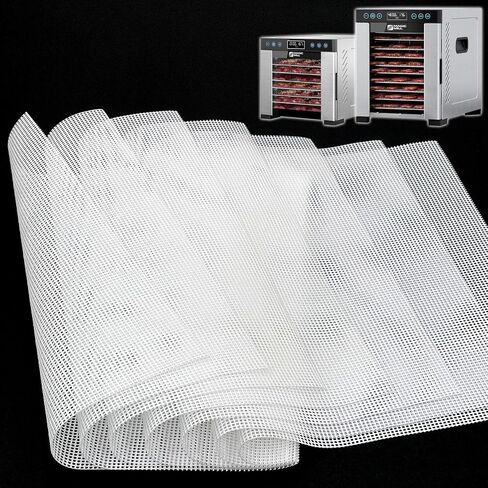 GUCUJI Pack of 6 Premium Non Stick Silicone Dehydrator Sheets for COSORI Magic Mill Ivation Chefman ChefWave 12x13 inch in Saudi Arabia