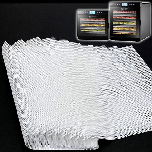 GUCUJI Pack of 6 Premium Non Stick Silicone Dehydrator Sheets for COSORI Magic Mill Ivation Chefman ChefWave 12x13 inch in Saudi Arabia