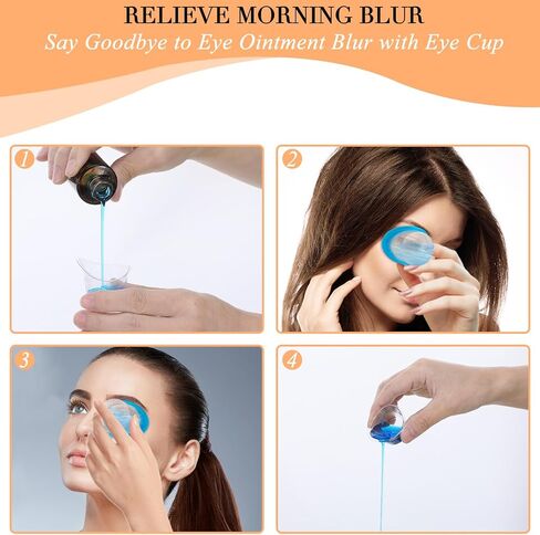 6pcs Eye Wash Cup Silicone Eyes Wash Cup Bath Kit Portable Eye Rinse Care Cleaning Cups Tool Reusable Cleansing Washer Set for Quick Eyes Cleaner Help Discomfort Dusts Make up in Saudi Arabia