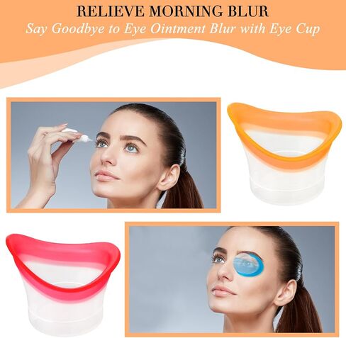 6pcs Eye Wash Cup Silicone Eyes Wash Cup Bath Kit Portable Eye Rinse Care Cleaning Cups Tool Reusable Cleansing Washer Set for Quick Eyes Cleaner Help Discomfort Dusts Make up in Saudi Arabia
