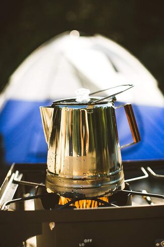 Stansport Stainless Steel Percolator Coffee Pot - 9 Cup in Saudi Arabia