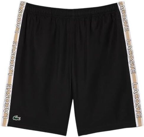 Lacoste Men's Sport Logo Stripe Shorts in Saudi Arabia