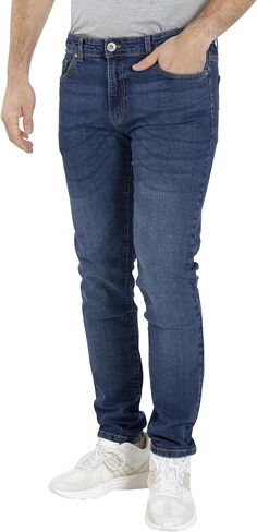 westAce Mens Slim Fit Stretch Jeans Comfy Fashionable Super Flex Denim Pants in Kuwait