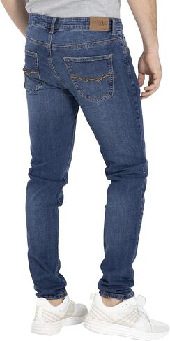 westAce Mens Slim Fit Stretch Jeans Comfy Fashionable Super Flex Denim Pants in Kuwait