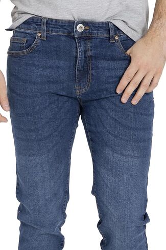 westAce Mens Slim Fit Stretch Jeans Comfy Fashionable Super Flex Denim Pants in Kuwait