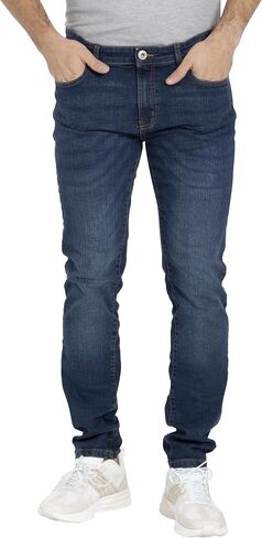 westAce Mens Slim Fit Stretch Jeans Comfy Fashionable Super Flex Denim Pants in Kuwait