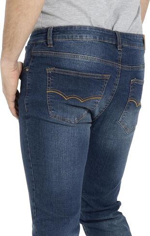 westAce Mens Slim Fit Stretch Jeans Comfy Fashionable Super Flex Denim Pants in Kuwait