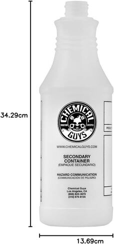 Chemical Guys Acc_136 Acid Resistant Sprayer, with 32 oz Heavy Duty Bottle , White in Saudi Arabia