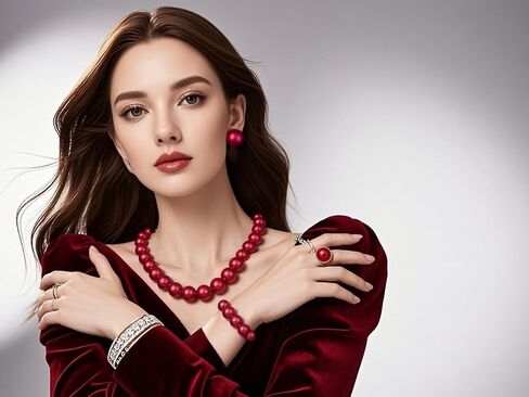 Prom Jewelry Set for Women Pearl Jewelry Sets Pearls Necklace Earrings Bracelet Ring Sets Faux Pearls Bridesmaid Bridal Wedding Prom Outfits Jewelry Sets in Saudi Arabia