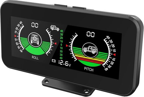 MR CARTOOL M60 Car Inclinometer Digital GPS HUD Angle الملعب عداد سرعة MPH مع بوصلة للسيارات الدفع الرباعي الطرق الوعرة in Kuwait