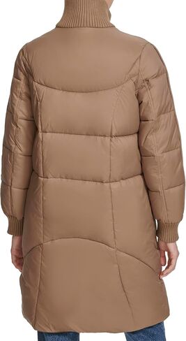 Andrew Marc Women's Quilted Rib Knit Collar Puffer in Saudi Arabia