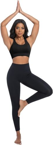 Sports Bras for Women 3 Pack,High Support Racerback Sports Bra Adjustable Straps,High Impact Padded Workout Bras in Saudi Arabia