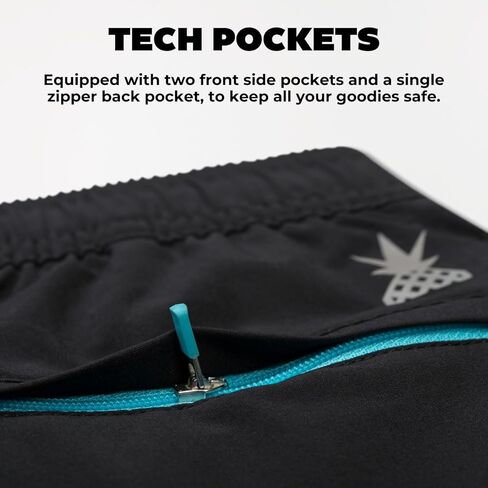 Chubbies Men's Compression Lined Performance Shorts 7" Inseam in Kuwait