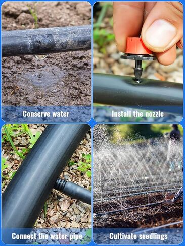 طقم أدوات خرامة الري بالتقطير من كالولاري، أداة ثقب أنبوبية بالتقطير لقياس 0.63 سم مع مصدر باعث إدخال بالتقطير، أداة اللكرامة الاحترافية in Kuwait