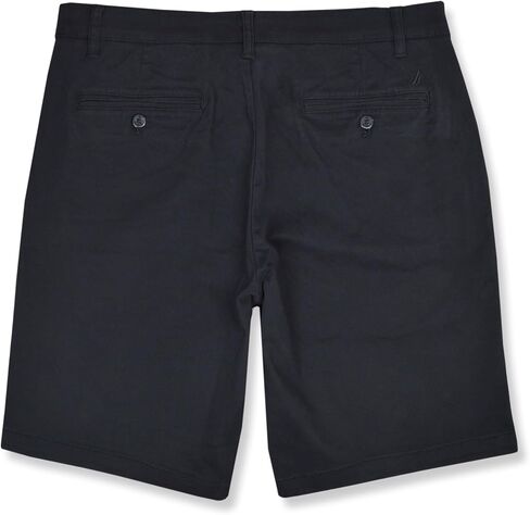 Nautica Men's Classic Fit Flat Front Stretch Chino 10 "شورت سطح السفينة ، in Saudi Arabia