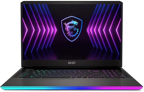 MSI Raider GE78 HX 17.3" QHD+ 240Hz Gaming Laptop: Intel Core i9-13980HX, RTX 4090, 32GB DDR5, 2TB NVMe SSD, Thunderbolt 4, USB-Type C, Cooler Boost 5, Win 11 Pro: Dark Grey 13VI-079US in Saudi Arabia
