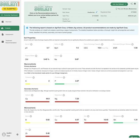 مجموعة أدوات اختبار التربة - اكتشف خصوبة حديقتك وحديقتك من خلال تحليل درجة الحموضة والمغذيات والمعادن. توفر النتائج الاحترافية وصفة طبية مخصصة للأسمدة في حديقتك، بدون مالج، في عبوة واحدة in Saudi Arabia