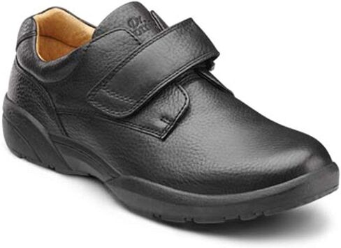 Dr. Comfort William Black Diabetic Shoes for Men-Easy Off with Removable Shoe Insole-Everyday Office Wear Shoes in Saudi Arabia