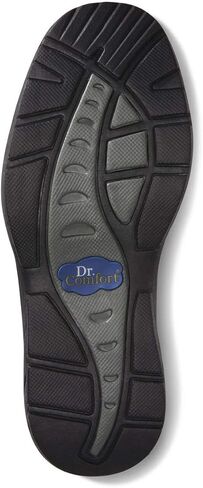 Dr. Comfort William Black Diabetic Shoes for Men-Easy Off with Removable Shoe Insole-Everyday Office Wear Shoes in Saudi Arabia