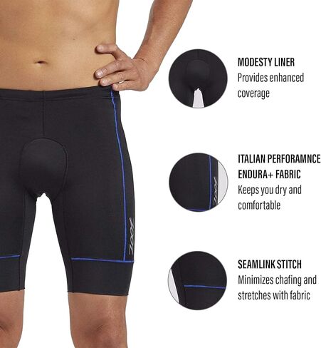 شورت ثلاثي للرجال من Zoot Core مقاس 9 بوصات - شورت Triathlon عالي الأداء مع جيوب من نسيج Endura وجيوب بحافظة على الورك in Kuwait