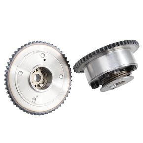 CAREONLINE 24370-2E010 2PCS Exhaust & Intake VVT Timing Camshaft Gear Sprocket 24350-2E011 Compatible with 2012-2013 Ki-a Soul & 14-16 Forte, Hyun-dai Elantra 2013 GT 1.8L & Elantra 2014 GT 2.0L