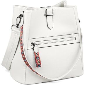 FADEON Bucket Bag for Women Purses and Handbags Designer Hobo Bags for Women Crossbody PU Leather Shoulder Bag Trendy Brown