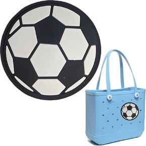 Soccer Mom Charm for Bogg Bag – Cute & Stylish Accessories for Women – Compatible with Rubber Beach Bags of Most Sizes & Brands