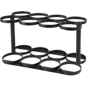 Oxygen Tank Holder, Oxygen Tank Rack, Detachable Medical Oxygen Tank Holder, Heavy Duty Oxygen Cylinder Rack for Storage and Transportation, Floor Mountable Oxygen Rack 4.57" Diameter