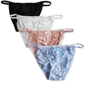 Sexy Women's 100% Silk Panties String Bikini
