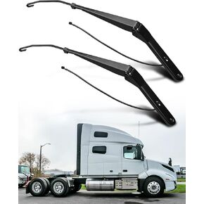 2 Pcs Front Windshield Wiper Arms Replace 602-5420 85111394 Fit for Volvo VNL 2008-2014 for Driver And Passenger Side, Wiper Arm for Right And Left Side